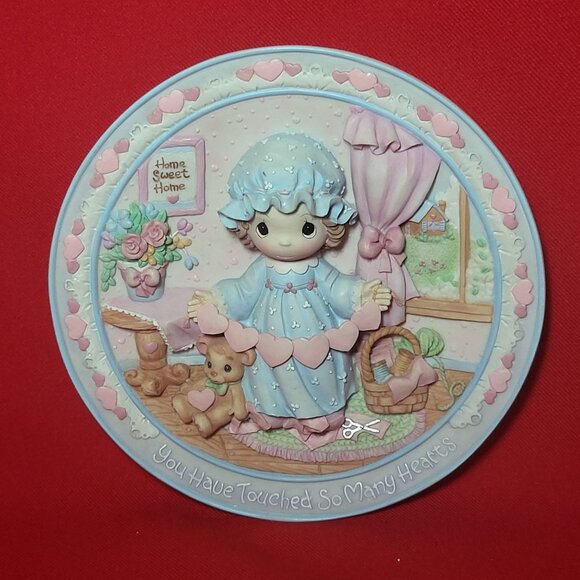 Precious Moments Enesco You Have Touched So Many Hearts Plate - Picture 1 of 13